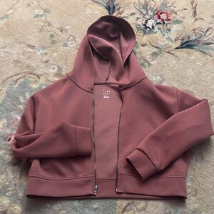 a new day Women's Dusty Rose Cropped Hoodie